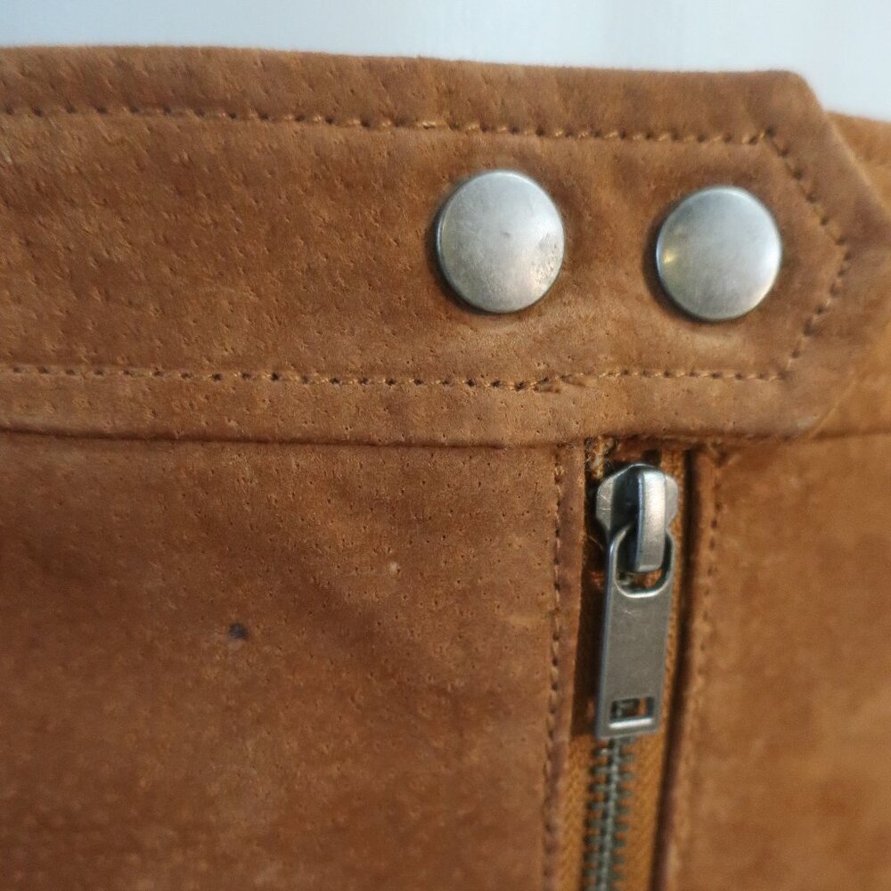 Womens BlankNYC Brown (Item- 61) Suede Mini Skirt 30 - Picture 9 of 9